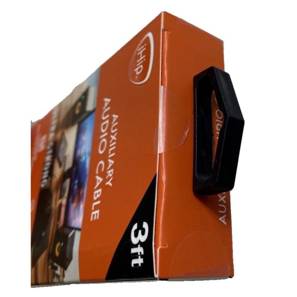 Braided Auxiliary AUX Audio Cable 3ft Brand New & Sealed in package - Picture 6 of 8